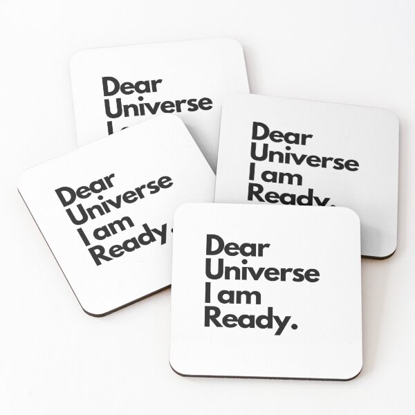 Item preview,  Dear Universe I Am Ready  LOA Large Word Print designed and sold by LittleIconShop.