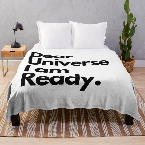 Item preview,  Dear Universe I Am Ready  LOA Large Word Print designed and sold by LittleIconShop.