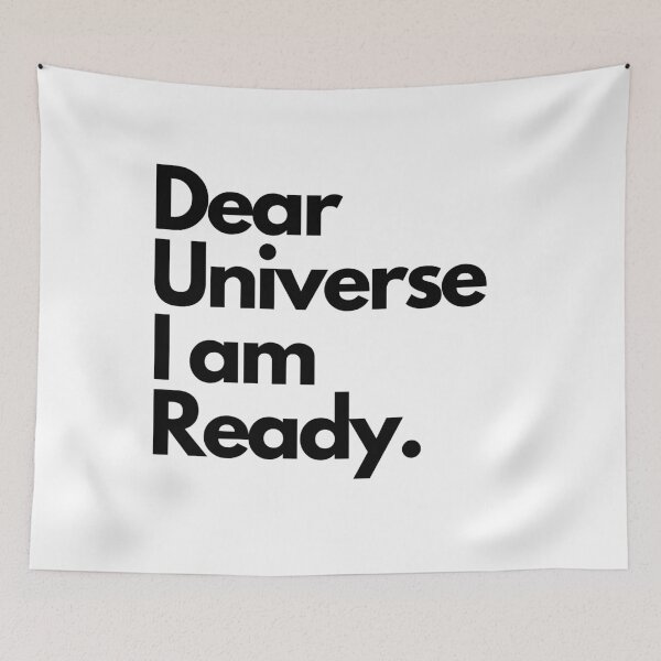 Item preview,  Dear Universe I Am Ready  LOA Large Word Print designed and sold by LittleIconShop.