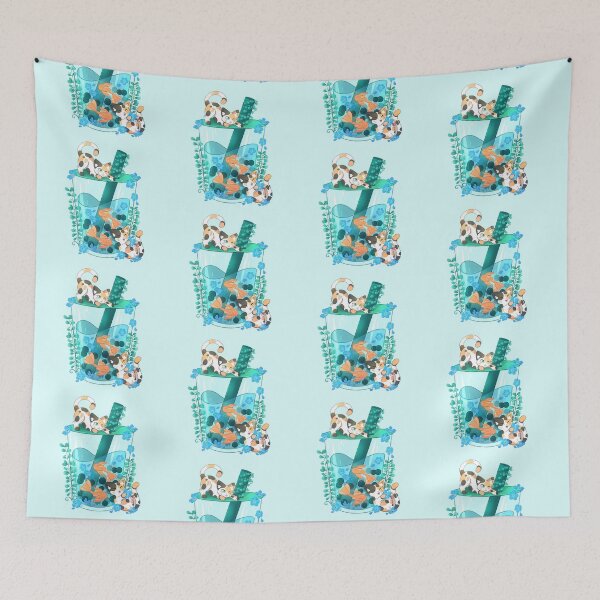 Item preview, Kawaii Koi Pond Boba Tea designed and sold by averiillustrate.
