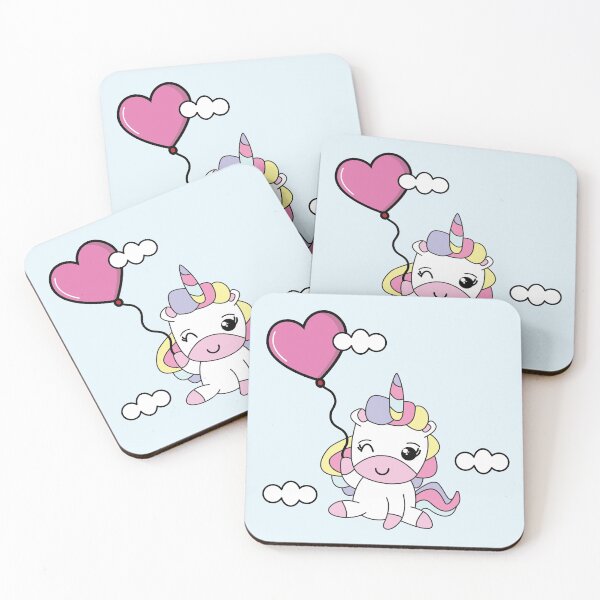 Item preview, Valentine Unicorn Cute Baby Unicorn designed and sold by FiveDucklings.
