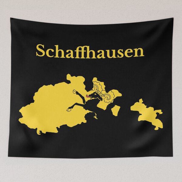 Item preview, Schaffhausen Canton Map Flag, Switzerland designed and sold by marosharaf.