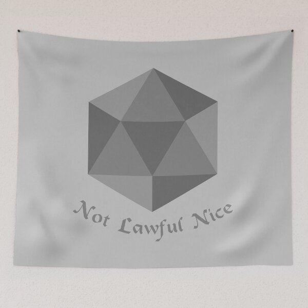 Item preview, D&D Not Lawful Nice Grey designed and sold by hyone.