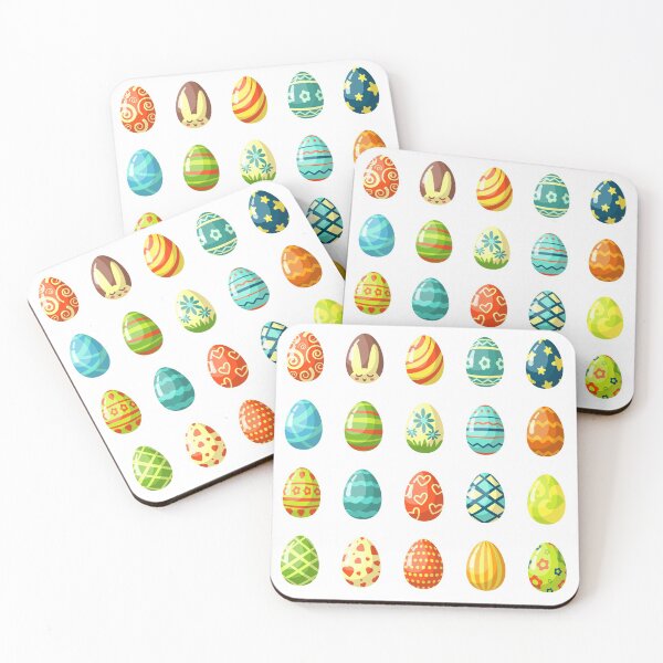 Item preview, Colorful Painted Easter Eggs Illustrations designed and sold by SSK Designs.