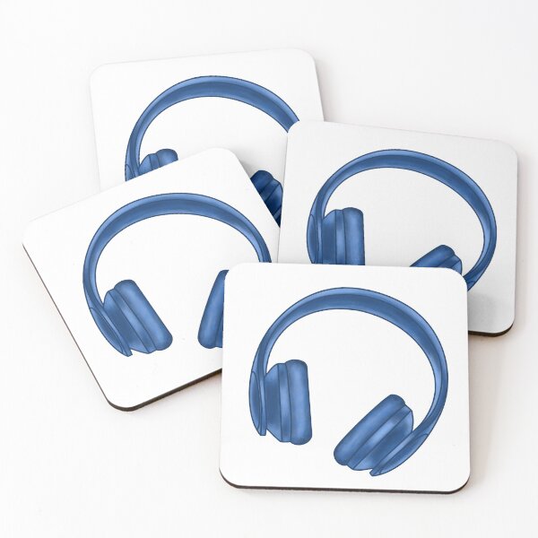Item preview, Blue Headphones designed and sold by spottedhound.