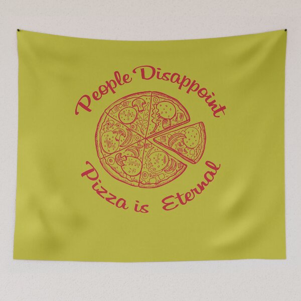 Item preview, People Disappoint Pizza is Eternal Funny Food Meme - Goldenrod designed and sold by johnta17.