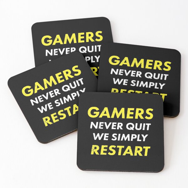 Item preview, Gamers Never Quit designed and sold by ind3finite.