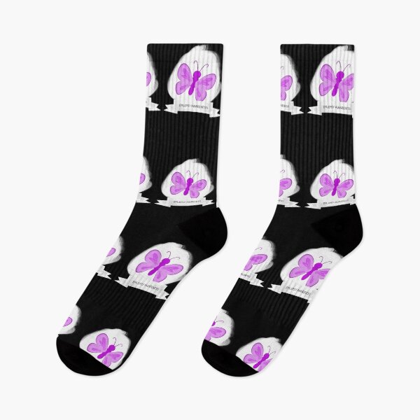 Item preview, Purple Butterfly Emoji Cute Kawaii Epilepsy Awareness - Epilepsy Awareness designed and sold by YueHeng Creates ⭐⭐⭐⭐⭐.