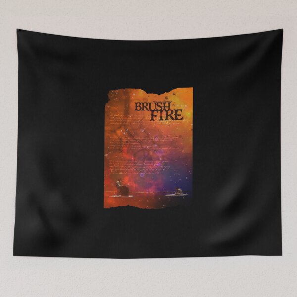 Item preview, Brush Fire - Gracie Abrams typographic designed and sold by hilariffic.