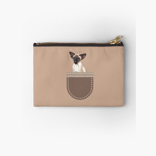 Item preview, Cat in Pocket (Siamese Cat) designed and sold by leBoosh-Designs.