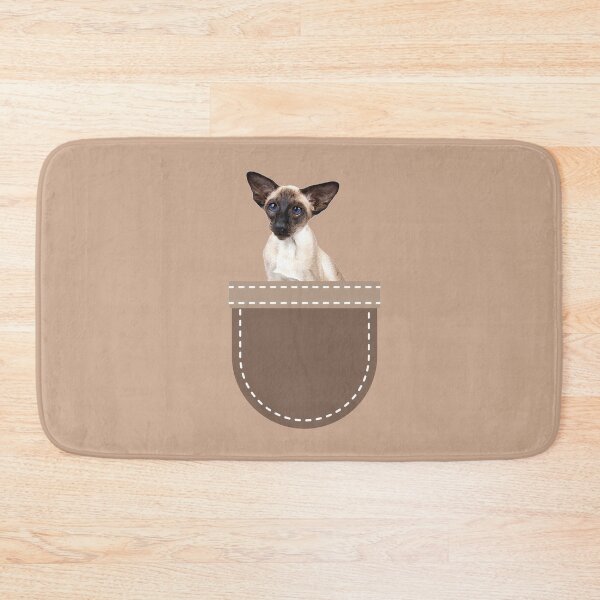Item preview, Cat in Pocket (Siamese Cat) designed and sold by leBoosh-Designs.