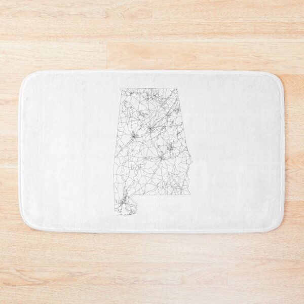 Item preview, Alabama State Map, Art Print By LandSartprints designed and sold by LandSartprints.