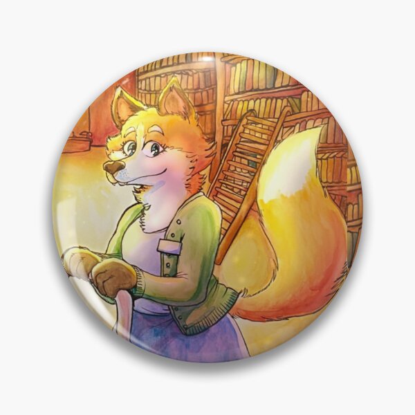 Item preview, Librarian Fox Mask designed and sold by Lowly-Worm-Art.