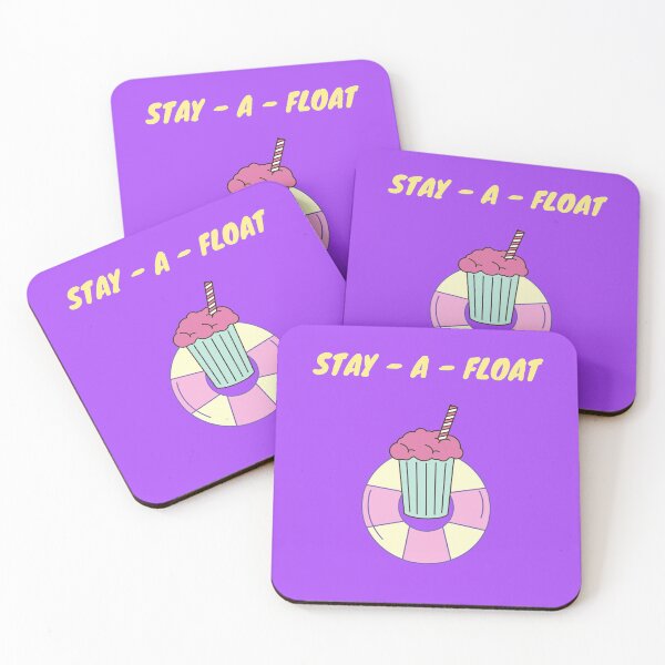 Item preview, Stay-A-Float Funny Purple Ice Cream Float Sundae Drink Violet Lifesaver Life Preserver designed and sold by BrokenUnicorn.