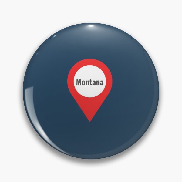 Item preview, Montana - Location Tag (pink) designed and sold by CityCollection.