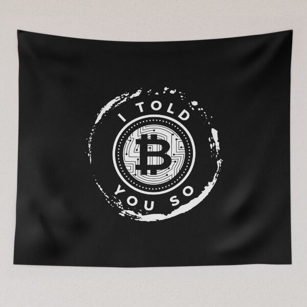 Item preview, Bitcoin I Told You So,Funny Bitcoin,Funny Btc,Bitcoin Crypto Miners and Traders Awesome Gift,gift for bitcoin trader designed and sold by chanonnut.
