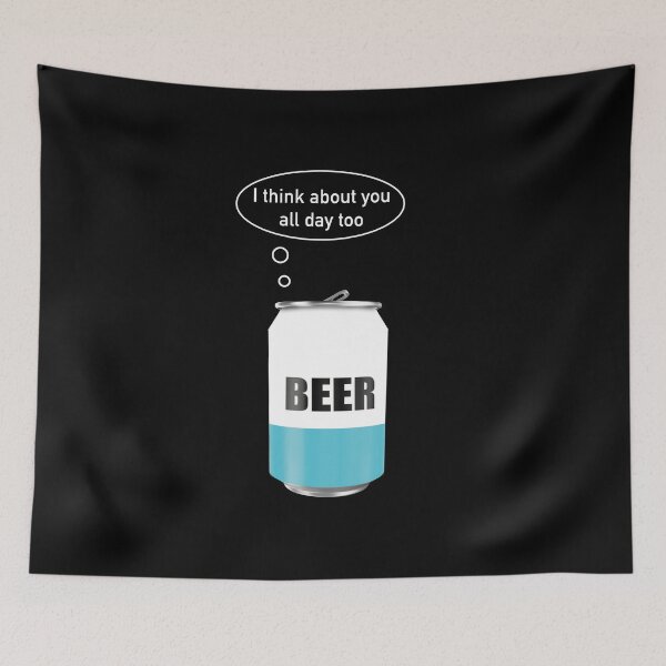 Item preview, Beer - I think about you all day too designed and sold by Craftaholic.