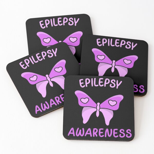 Item preview, Purple Butterfly Emoji Cute Kawaii Epilepsy Awareness - Epilepsy Awareness designed and sold by YueHeng Creates ⭐⭐⭐⭐⭐.