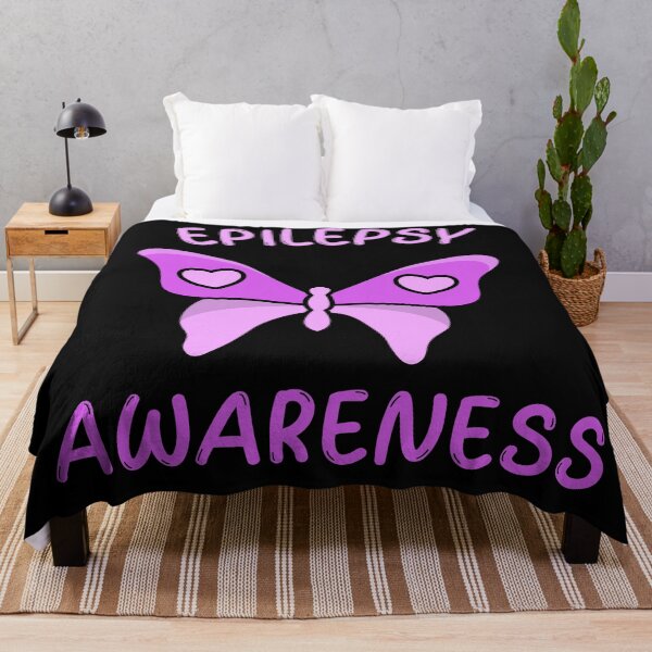 Item preview, Purple Butterfly Emoji Cute Kawaii Epilepsy Awareness - Epilepsy Awareness designed and sold by YueHeng Creates ⭐⭐⭐⭐⭐.