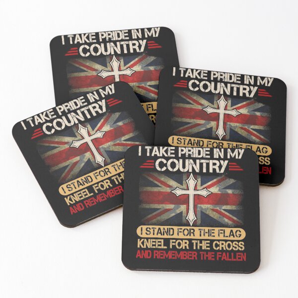 Item preview, I Take Pride In My Country I Stand For The Flag Kneel For The Cross And Remember The Fallen designed and sold by Simeon Dorelus.