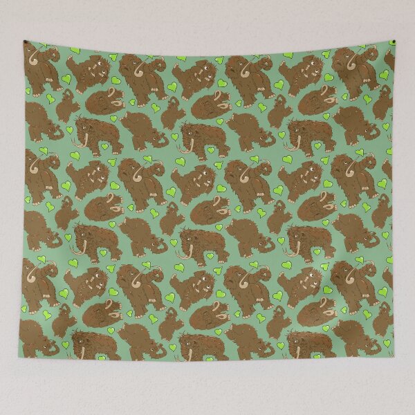 Item preview, Mammoth Valentine- Green designed and sold by KassyKeppol.