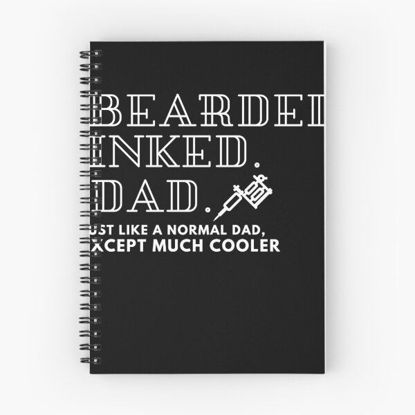 Item preview, Bearded Inked Dad Just like a Normal Dad Except Much Cooler designed and sold by sharifum9.
