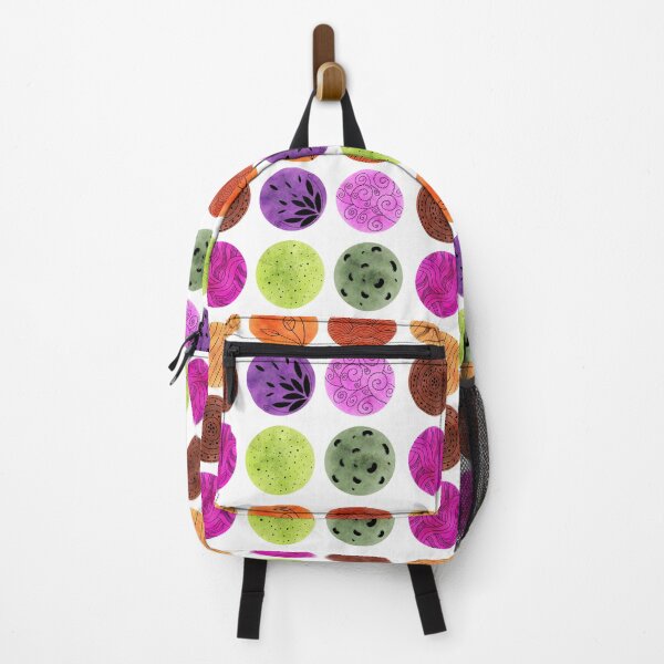 Item preview, Multicolored watercolor circles with pattern designed and sold by SychEvaartist.