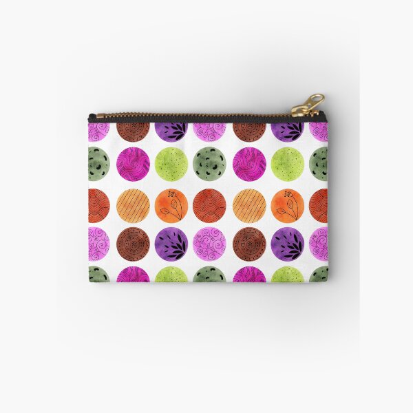 Item preview, Multicolored watercolor circles with pattern designed and sold by SychEvaartist.