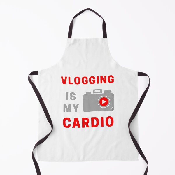 Item preview, Vlogging is my cardio white designed and sold by daguilon.