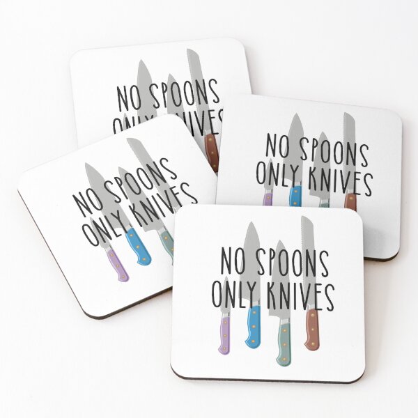 Item preview, No Spoons Only Knives designed and sold by spottedhound.