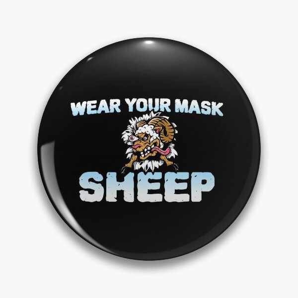 Item preview, Wear Your Mask Sheep Social Distancing Masked Sheeple designed and sold by Gordon Nelson.