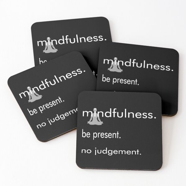 Item preview, Mindfulness. Be Present. No judgement. designed and sold by my-green-gecko.
