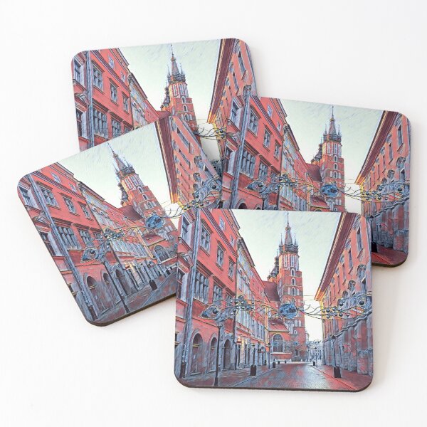 Item preview, Florianska & St Mary's Basilica, Krakow, Poland designed and sold by Maksym’s .
