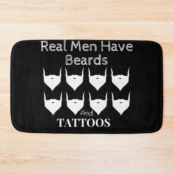 Item preview, Real Men Have Beards and Tattoos designed and sold by sharifum9.
