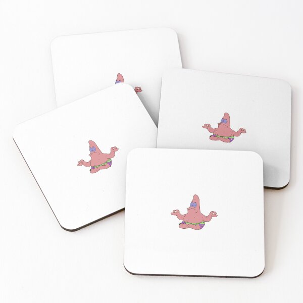 Item preview, Patrick star meditating designed and sold by Sticker Store.