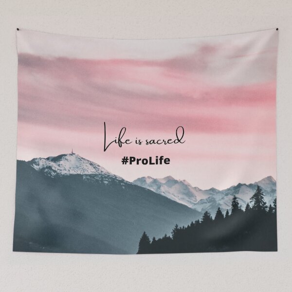 Item preview, Life Is Sacred #ProLife designed and sold by ChristianCoding.