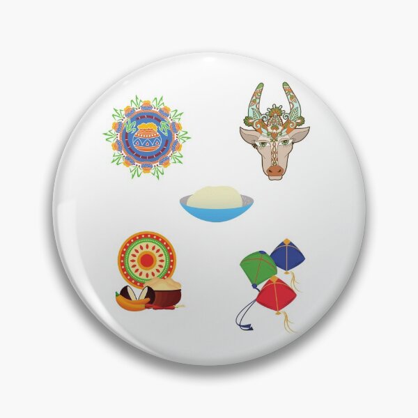 Item preview, Pongal - Happy Pongal 2021 Sticker Pack designed and sold by Fioranoclthing.