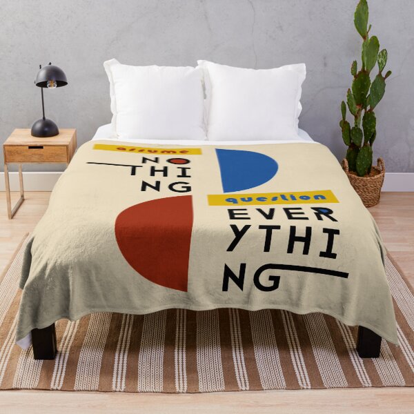 Item preview, Assume Nothing, Question Everything - Bauhaus Style designed and sold by edgehouse.