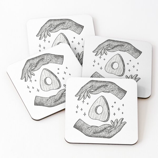 Item preview, Ouija fantasma manos flotando planchette designed and sold by Elixerdesign.