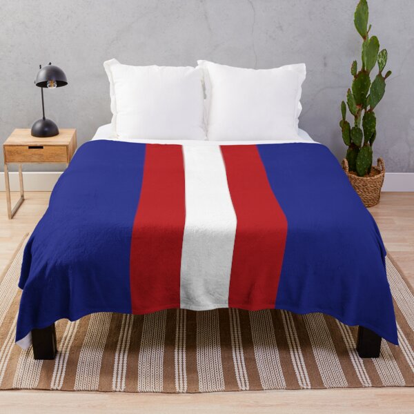 Item preview, Retro American Football Stripes New York Blue Red White designed and sold by Sporting Colour.