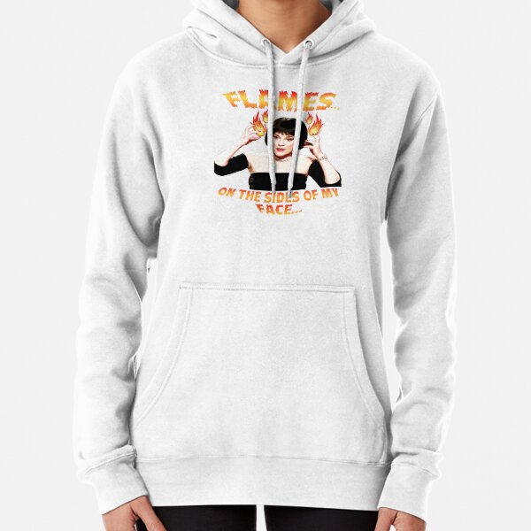 Clue Mrs White Flames Pullover Hoodie