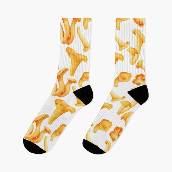 Item preview, Sunny seamless pattern with forest chanterelles designed and sold by AsyaTury.