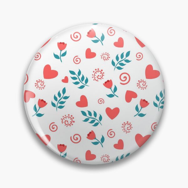 Item preview, Hearts and Flowers Spring Pattern designed and sold by mrhighsky.