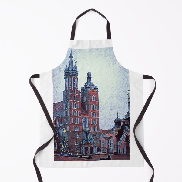 Item preview, St Mary's Basilica & The Christmas Tree, Krakow, Poland designed and sold by Maksym’s .