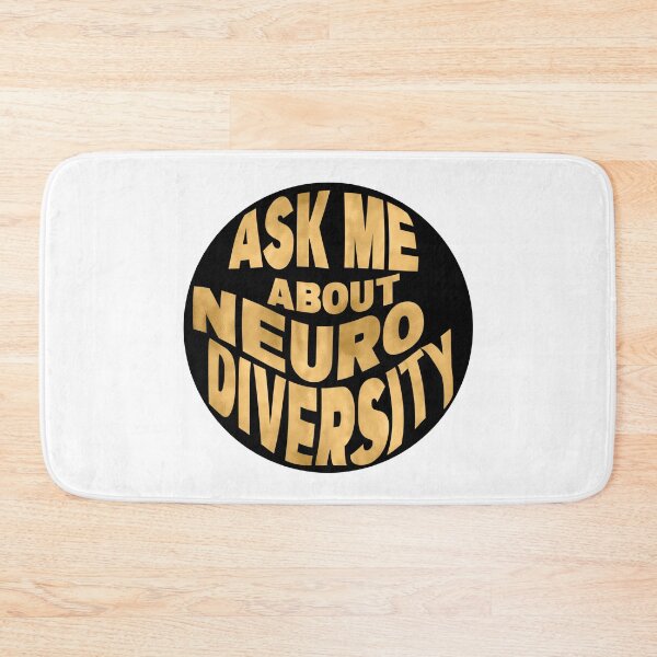 Item preview, ask me about neurodiversity - gold designed and sold by QuinnRamsay.