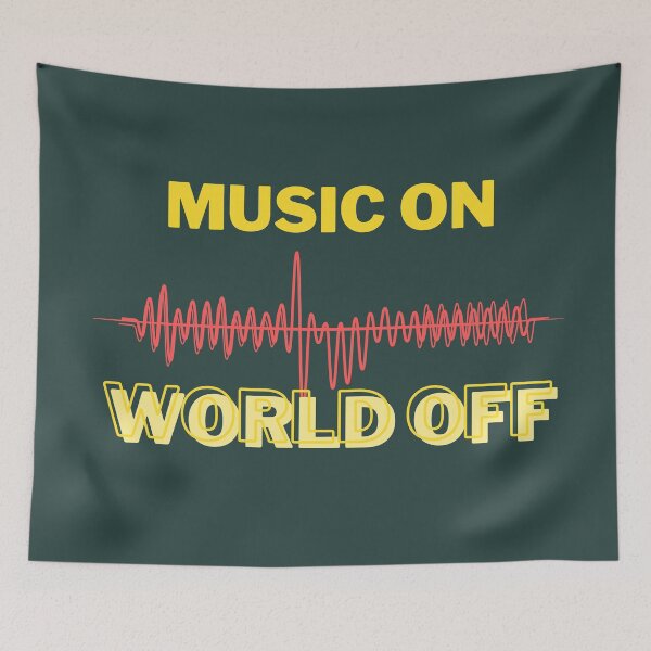 Item preview, Music on World off designed and sold by getyourvibeon.