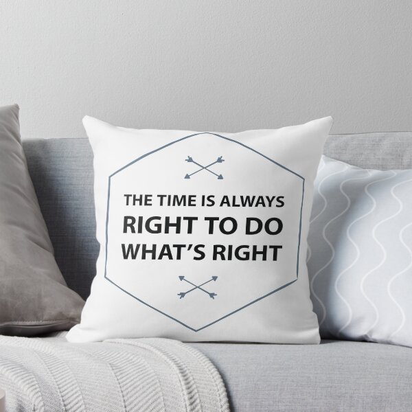 Item preview, The time is always right to do what's right sticker designed and sold by Saratahirb.