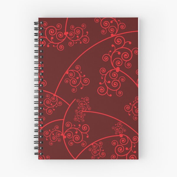 Item preview, Red Ornate Grass Motif Medieval Pattern designed and sold by Zuepfelmuetzen.