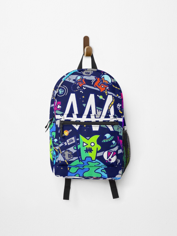 Rar Space Monsters Backpack By Stinkpad Redbubble
