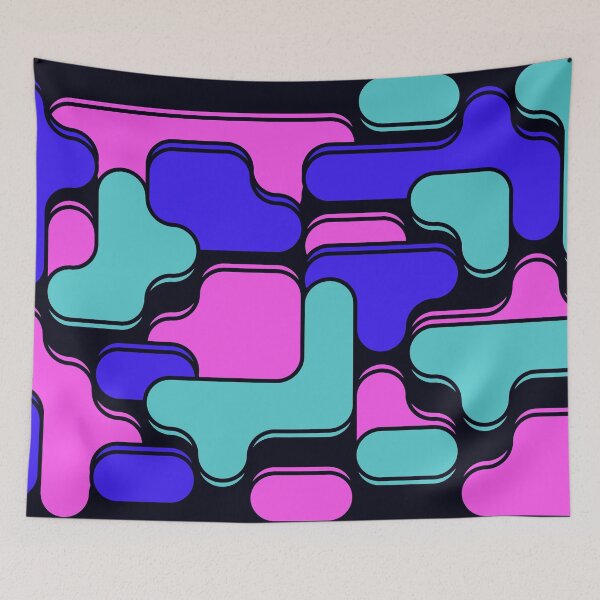 Item preview, Retro 80s Shapes designed and sold by GroovyRaffRaff.